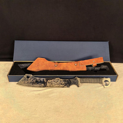 Hackmesser aus Manganstahl, Full Tang, Outdoor, Jagd, Camping