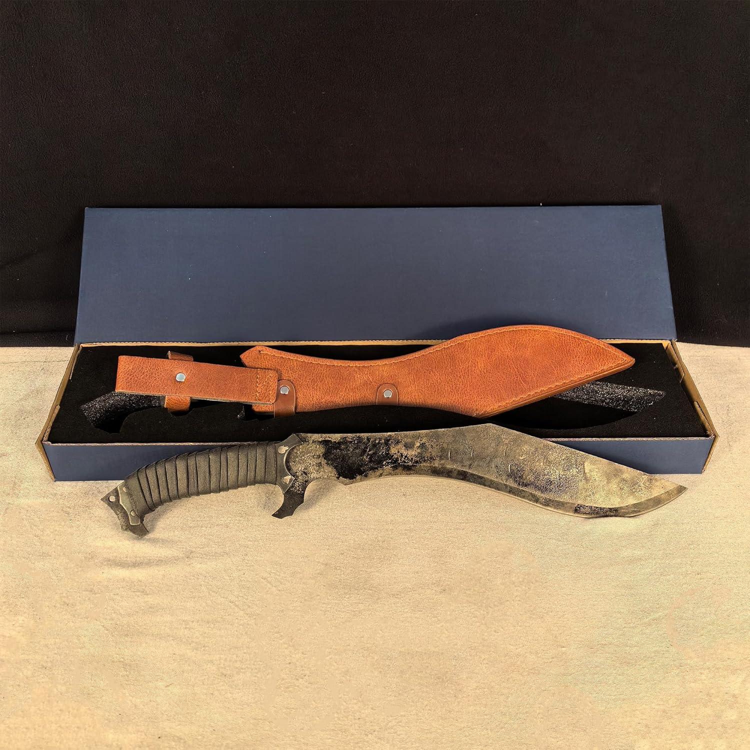 Manganstahl Machete Full Tang Outdoor Jagd Camping Wandern Überleben