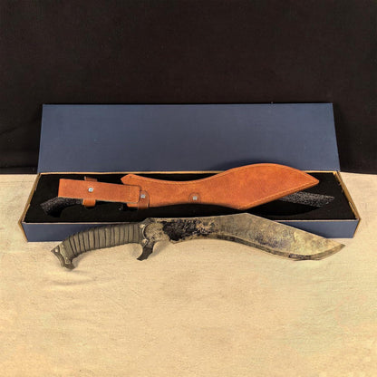 Manganstahl Machete Full Tang Outdoor Jagd Camping Wandern Überleben