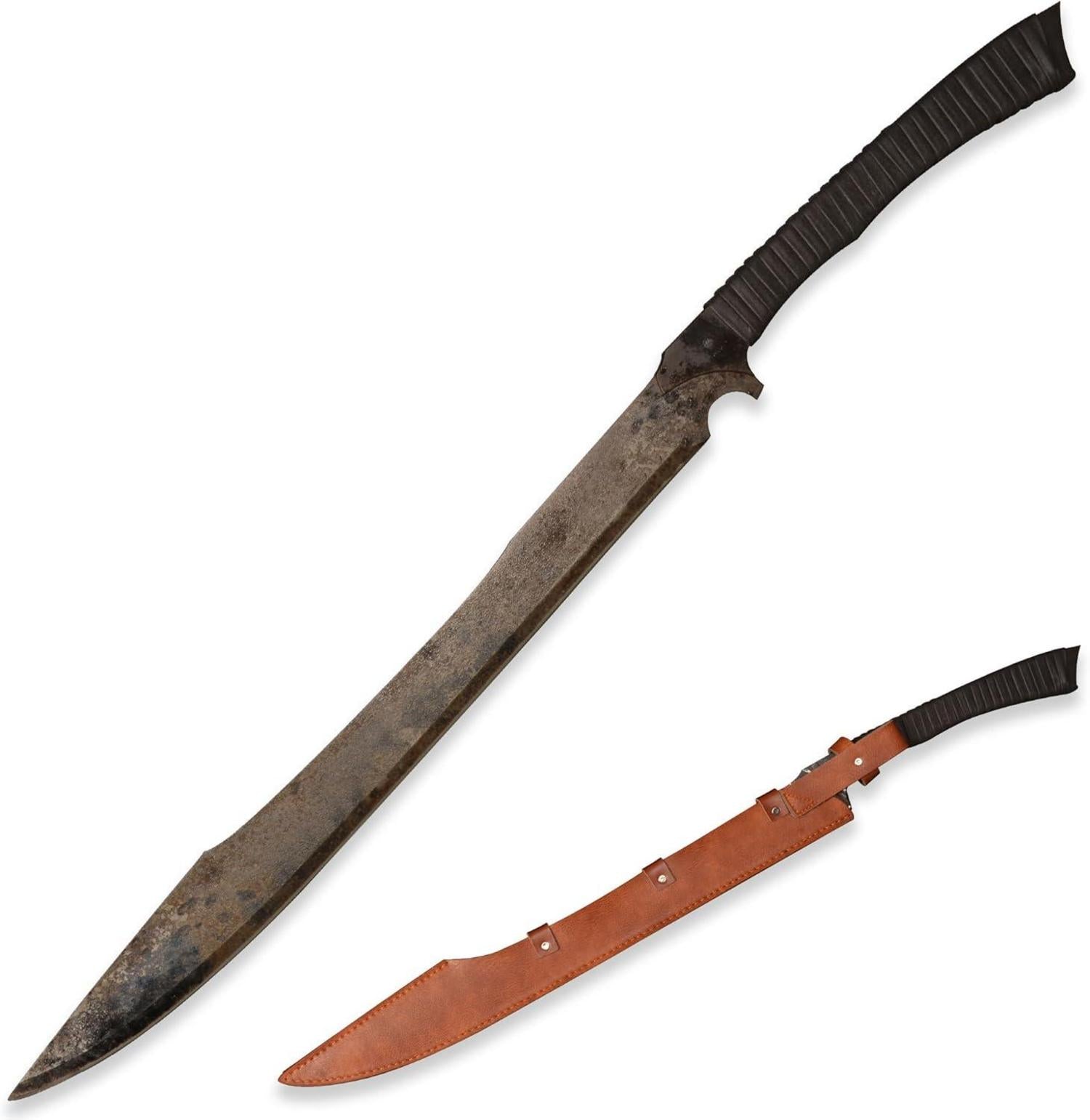 Mangan Stahl Machete Full Tang Outdoor Jagd Camping Wandern