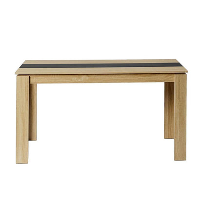 Esstisch Eiche Schwarz 140x70cm – Küchentisch für 6 Personen