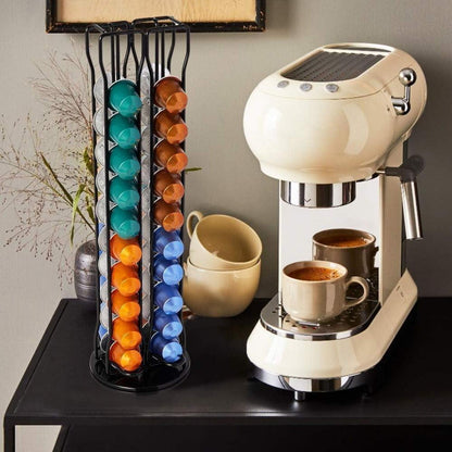 Kapselhalter Schwarz Platzsparend 360° Drehbar rutschfest Dolce Gusto
