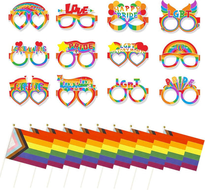 Regenbogen Flagge Stolz Dekoration LGBTQ Party Parade
