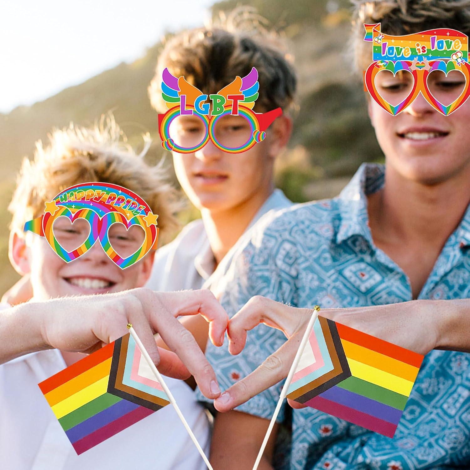 Regenbogen-Flagge Stolz Pride LGBTQ Dekoration Parade Flaggen