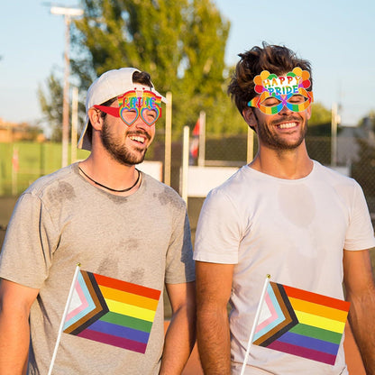 Regenbogen-Flagge Stolz LGBTQ Handheld Dekorationen Pride Party