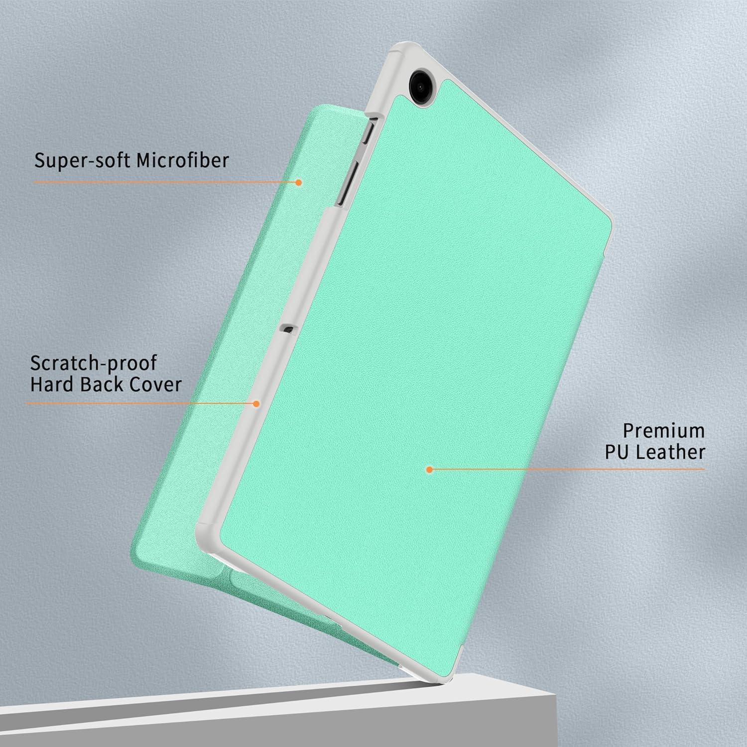 Schutzhülle für Samsung Galaxy Tab A9+ 11 Zoll 2023 Ultradünn Minzgrün