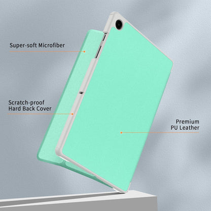 Schutzhülle für Samsung Galaxy Tab A9+ 11 Zoll 2023 Ultradünn Minzgrün