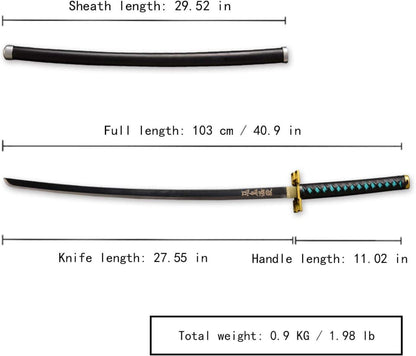 Samurai-Schwert Anime Cosplay Schwert Carbon-Stahl