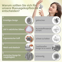 Kopfhaut Massagebürste Silikon Shampoo Bürste Haarwachstum