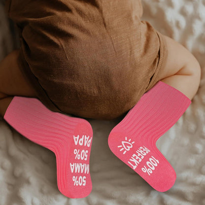 4er Pack Lustige Baby Socken 0-12 Monate Geschenk Unisex BaM