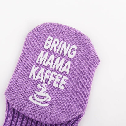 Baby Socken 4er Set Lustige Texte 0-12 Monate Geschenk Mädchen Jungen