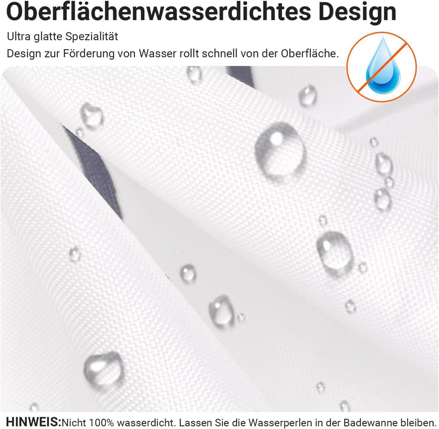 Duschvorhang Weizenohr Muster Wasserdicht Waschbar