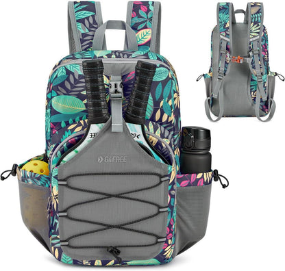 Pickleball-Rucksack Damen Herren 2-4 Paddel Sport Blau