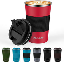Isolierte Edelstahl Kaffeetasse Thermobecher 380 ml für unterwegs