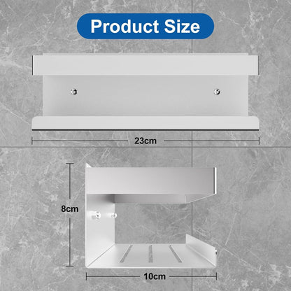Duschablage Edelstahl SUS304 organizer 2 Stück Halterung Dusche Silber