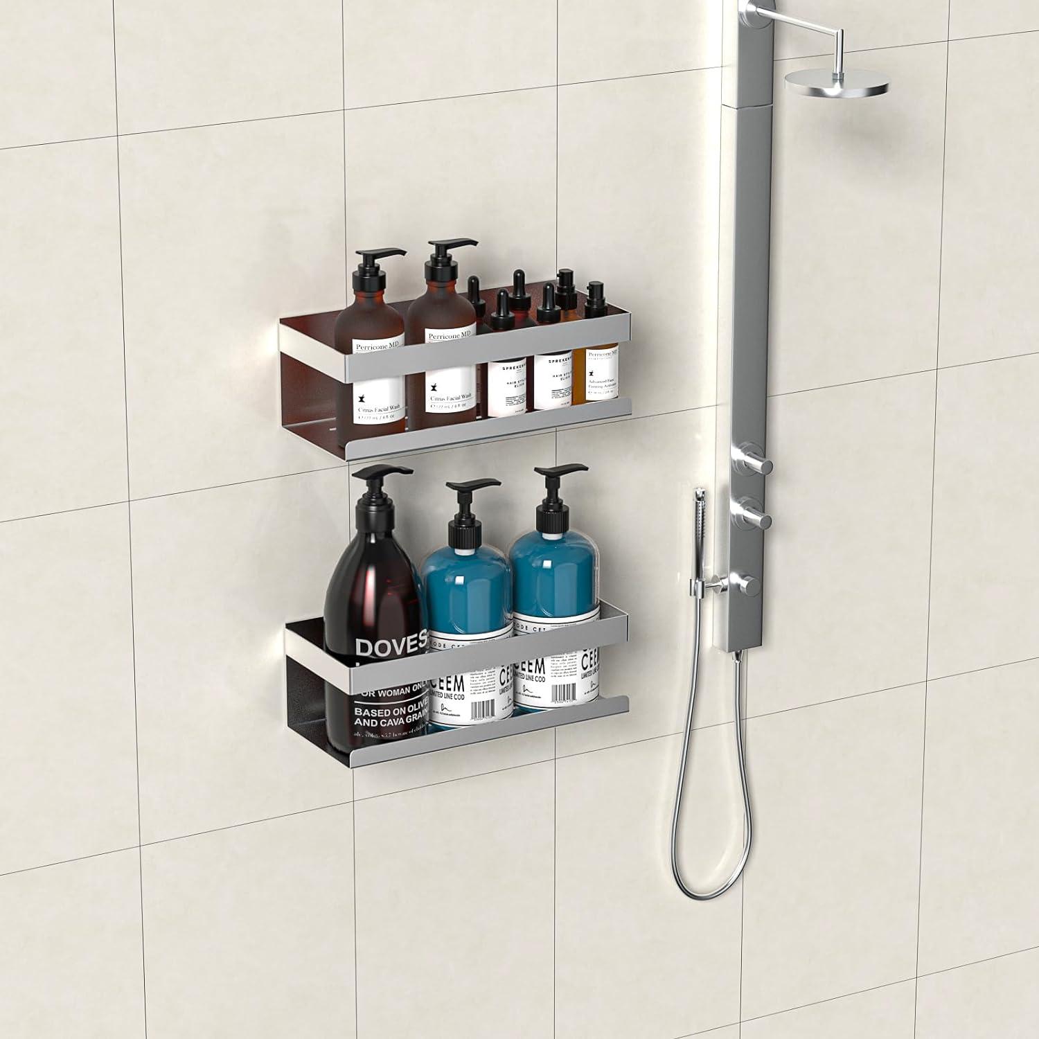 Duschablage ohne Bohren Edelstahl SUS304 Badezimmer Organizer