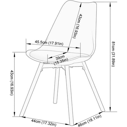 Esszimmergruppe weiß: Tisch + 4 Stühle – Modern & Stabil