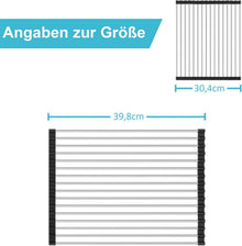 Homikit Abtropfgestell Edelstahl Aufrollbares Abtropfgitter