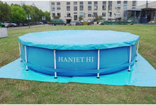 Frame Pool Metallrahmen Planschbecken Schwimmbecken Blau