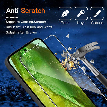 Schutzfolie Google Pixel 8A Panzerglas 3 Stück Anti-Kratzen 9H