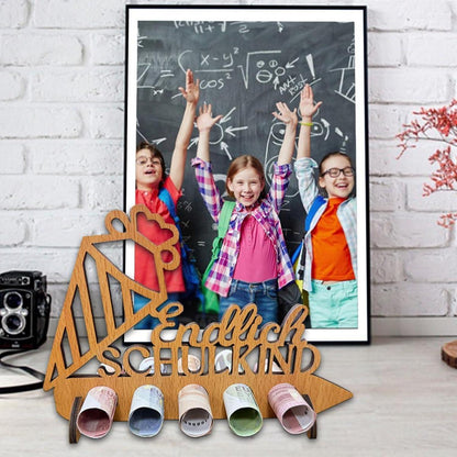 Schultüte Geldgeschenk Einschulung Holz Mädchen Jungen Kreatives