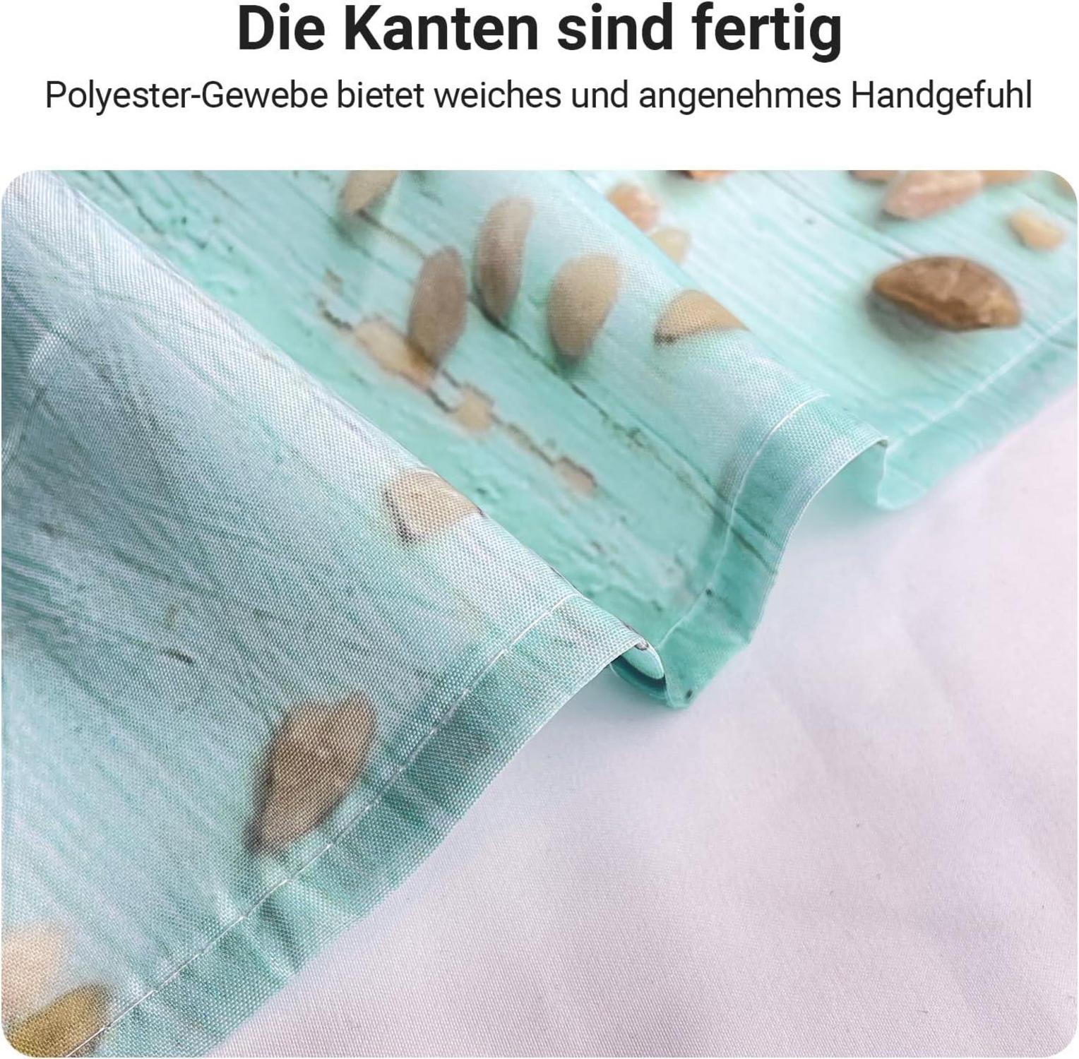 Duschvorhang 180x200cm Antischimmel Textil Wasserabweisend Badezimmer