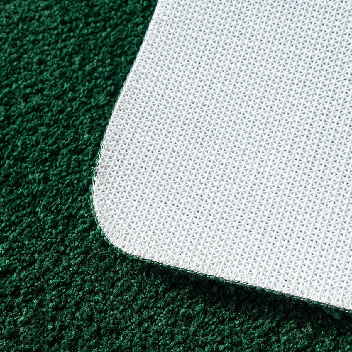 Badematte rutschfest grün 70x120 cm - Mikrofaser Fußmatte