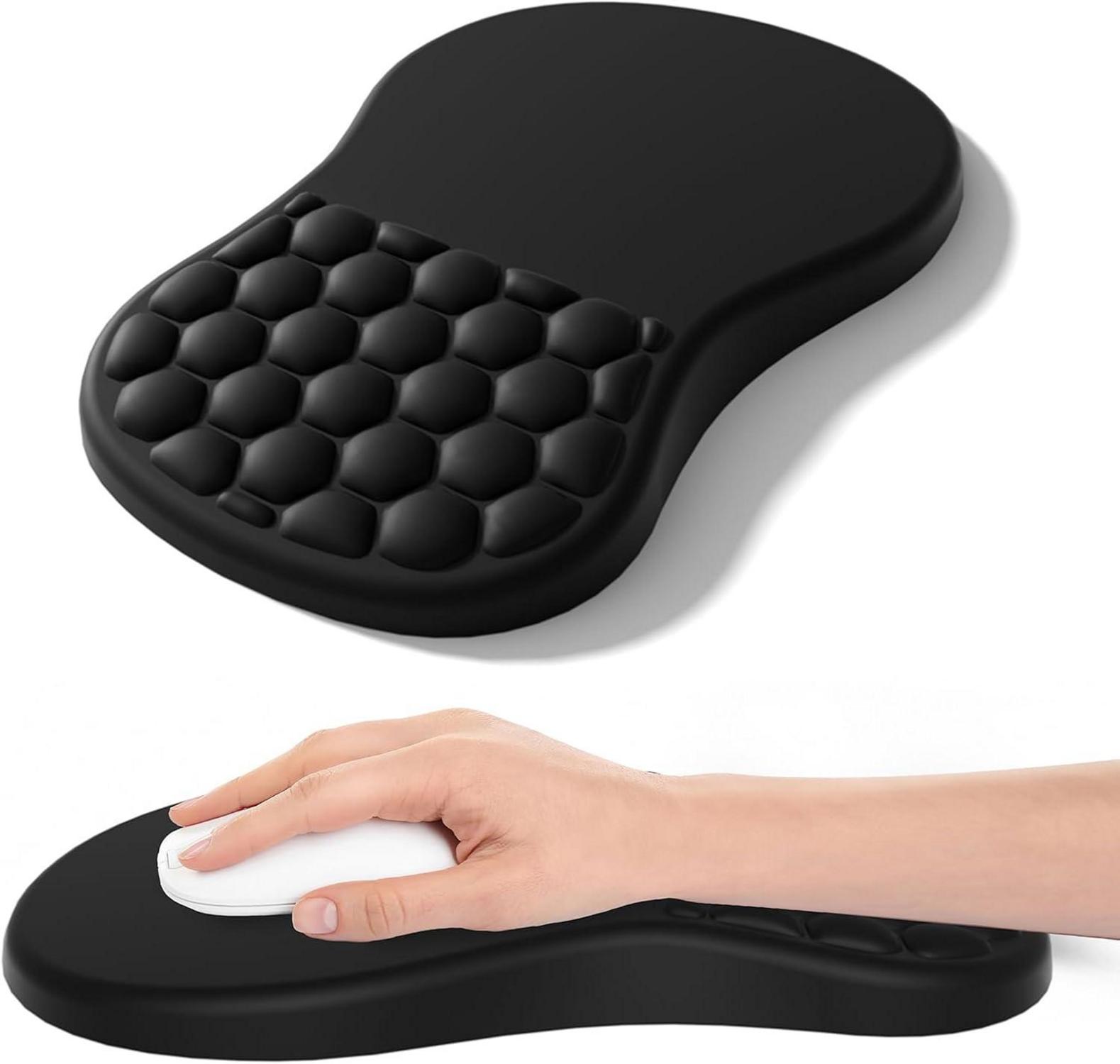 Ergonomisches Mauspad mit Handgelenkauflage und Memory Foam Massage