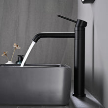 360° Schwenkbarer Bad-Wasserhahn Schwarz Matt
