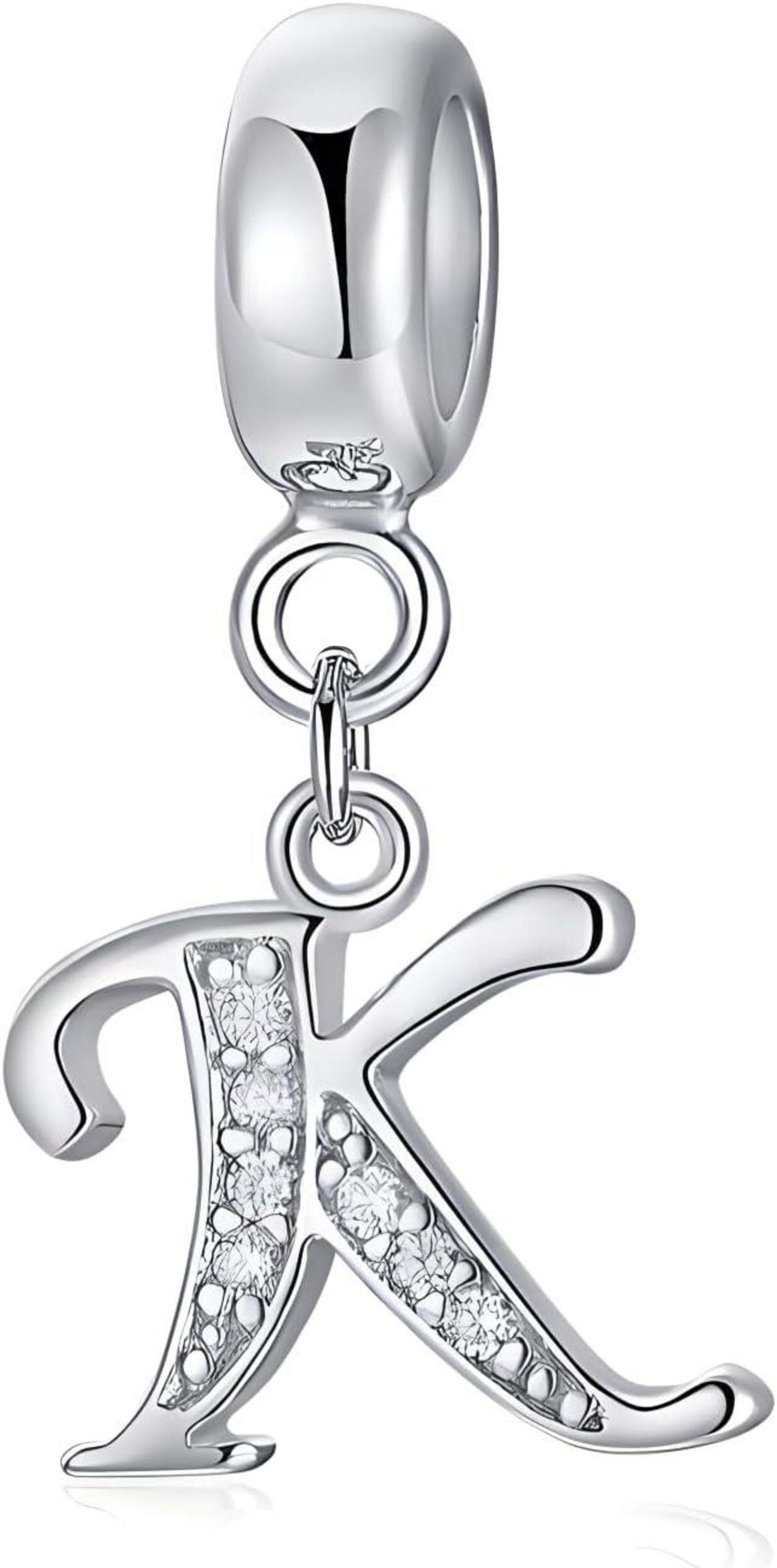 Sterling Silber Charm Anhänger Muttertagsgeschenk Zirkonia 925