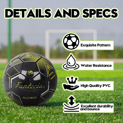 Fußball Größe 5 für Kinder Unisex Indoor Outdoor Training mit