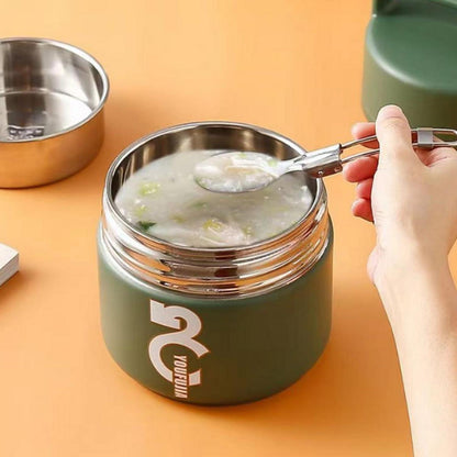 Isolier-Lunchbox Edelstahl 1300ml Warmhaltebehälter Kinder