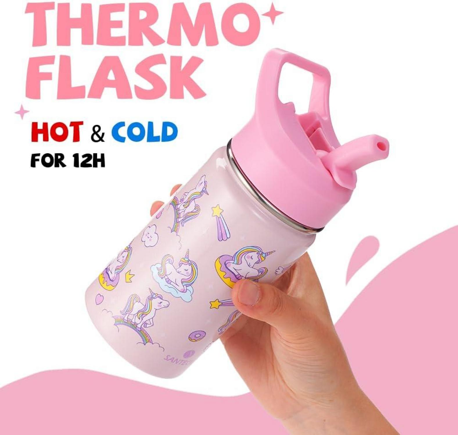 Kinder Trinkflasche Edelstahl 500ml Auslaufsicher mit