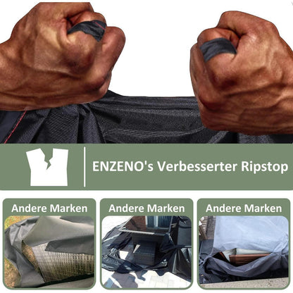 Wasserdichte Gartenmöbelabdeckung für Rattan Würfel Set, 110x110x74cm