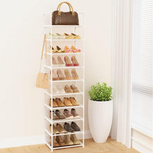 10-Ebenen Schuhregal Metall – Platzsparend & Multifunktional
