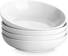 Porzellan Pastateller Suppenteller Salatschüssel Set 4tlg. 1250ml