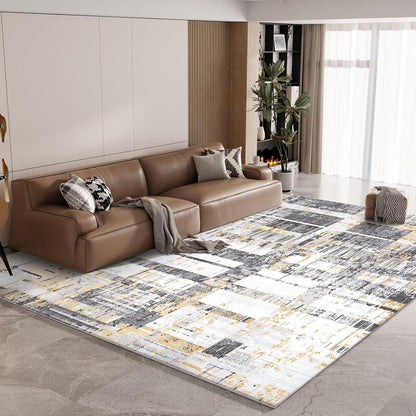 Modern Art Teppich Flauschig Waschbar Schlafzimmer Büro 160X230
