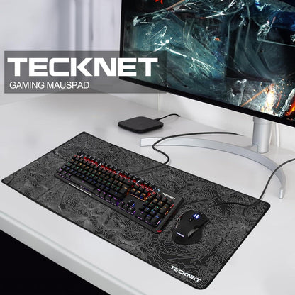 XXL Speed Gaming Mauspad 900x400 mm Schwarz Wasserdicht Gaming Mouse