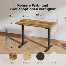 Agilestic Höhenverstellbarer Schreibtisch Elektrisch 100x60