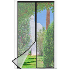 Magnetisches Fliegengitter für Balkontür, 120x210cm, Schwarz