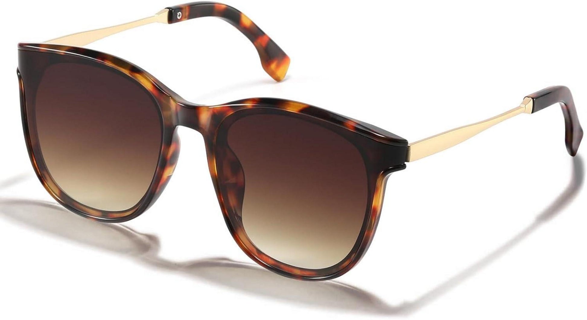 Quadrat Retro Sonnenbrille Damen UV400 Polarisiert Ultraleicht