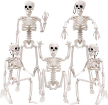 Halloween Deko Skelett Set Gruselig Horror Decoration 5 Stück