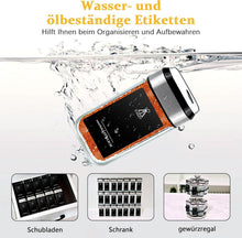 360° Rotation Gewürzgläser Set | 12 Gewürzdosen 120ml | 80