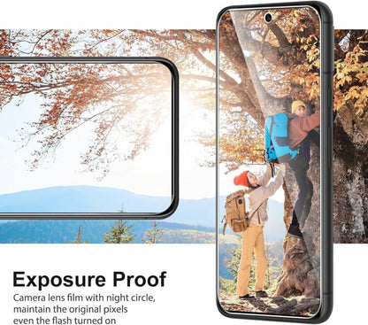 Schutzfolie Google Pixel 8a Panzer Schutz Glas 9H Härte Kameraschutz