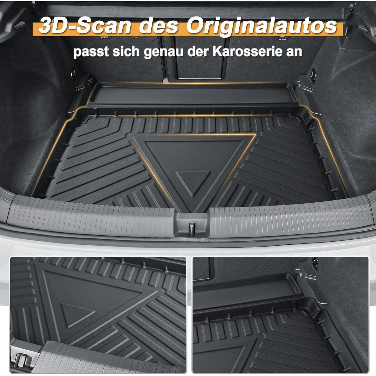 Kofferraumwanne VW T-ROC 2018-2025 | TPE Allwetter Matte
