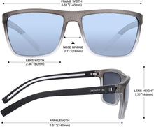 Polarisierte Herren Sonnenbrille TR90 Rahmen Quadrat UV400
