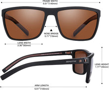 Polarisierte Sonnenbrille Herren TR90 Rahmen UV400 Schutz