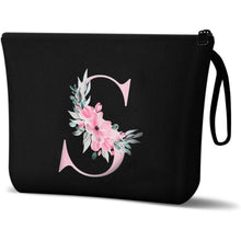 Aucuu Kosmetiktasche Damen Regenbogen Blumenmuster Canvas