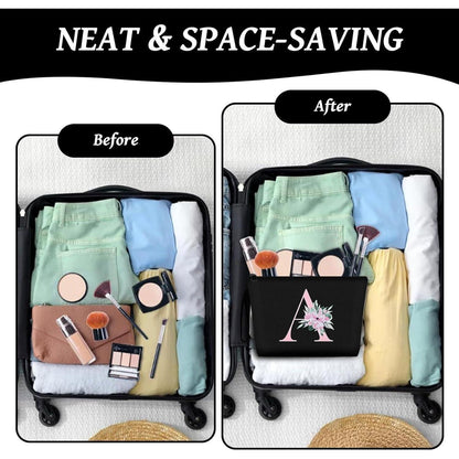 Kosmetiktasche Damen Canvas Reise Make-up Organizer