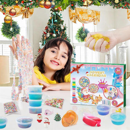 DIY Crystal Schleim Adventskalender 2026 für Jungen Mädchen